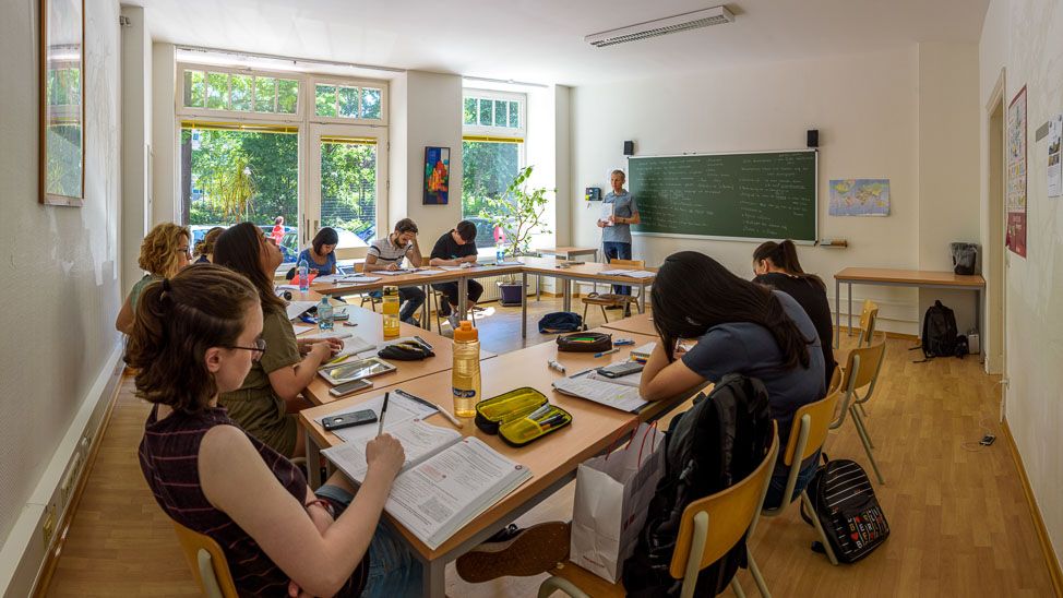 Sala de cursos de alemán en DIE NEUE SCHULE